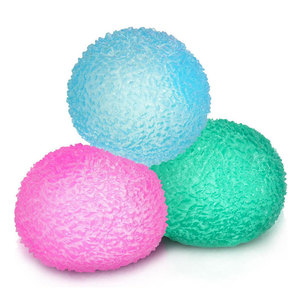 Highly Transparent Large <b>Squeeze</b> Sensory Toys Relief Squishy Fidget Toys Decompressed Funny Colorful Ice Cubes Stress <b>Balls</b> - Product Image 6