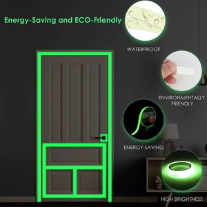 Ruban Photoluminescent Vert - <span class=keywords><strong>Film</strong></span> de Sécurité Luminescent Auto-Adhésif pour Sortie d'Urgence - Product Image 2