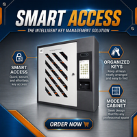 Casier électronique numérique personnalisé en acier, coffre-fort intelligent à serrure automatique, armoire à clés 99+ V-100B