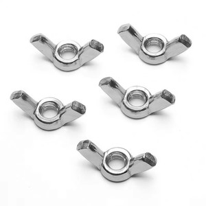 Prix inférieur en stock, écrous papillon en acier au carbone M4 M6 M8 M10 DIN315, livraison rapide - Product Image 2