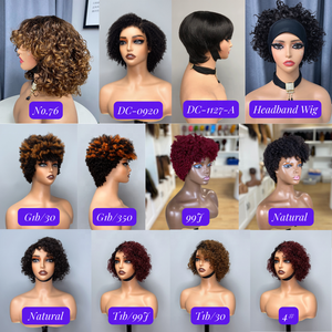 วิกผมดิบเวียดนามสีไฮไลต์วิกผมหยิกหนา10นิ้ววิกผมคน100% ความหนาแน่น200 - Product Image 6