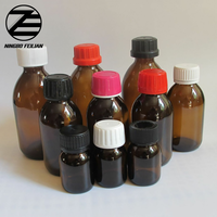 30ml ~ 500ml ambre sirop récipient en verre sirop contre la toux bouteille en verre liquide de médecine orale bouteille avec bouchon à l'épreuve des enfants