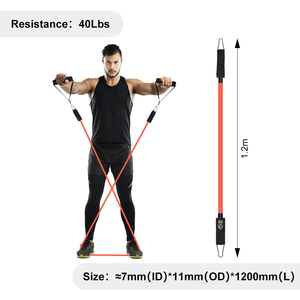 Juego de Bandas de Resistencia de Látex de Alta Elasticidad, Equipo de Ejercicio de Alta Resistencia para Yoga y Pilates - Product Image 3