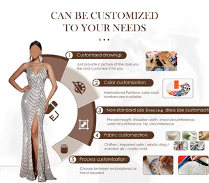 Abito Midi in Pizzo <span class=keywords><strong>Nero</strong></span> Personalizzato OEM ODM, Manica Lunga, Schiena Trasparente, <span class=keywords><strong>Spacco</strong></span> <span class=keywords><strong>Laterale</strong></span>, Abito da Sera per Donna, Produzione in Fabbrica - Product Image 5