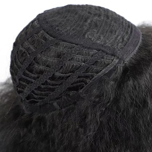 วิกผมสั้นทรงหยิกแบบอัฟริกันสำหรับผู้หญิงผิวดำวิกผมคอสเพลย์สังเคราะห์สีออมเบรต์ทนอุณหภูมิสูง - Product Image 5