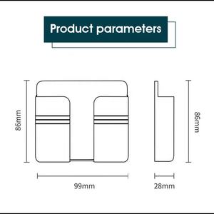 מעמד קיר אוניברסלי רב תכליתי לשנת 2026 לטלפון נייד, עם דבק להרכבה, לטעינה ואחסון, מתאים לטלפונים ניידים - Product Image 6
