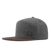 Casquette Snapback Personnalisée, Casquette de Baseball en Gros, Chapeaux et Casquettes pour Hommes, Casquettes à Visière Plate, Couronne Texturée Brossée, Chapeaux d'Hiver, Commande en Gros