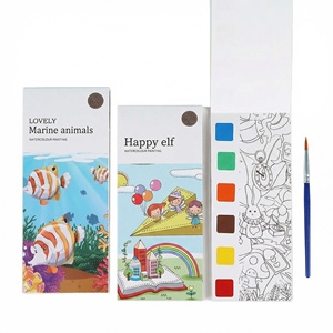 Libro de Pintura Creativo y Portátil de Acuarelas <span class=keywords><strong>para</strong></span> Niños, Lienzo Educativo Reutilizable <span class=keywords><strong>para</strong></span> Dibujar y <span class=keywords><strong>Colorear</strong></span>, Juguete de Papel <span class=keywords><strong>para</strong></span> Manualidades - Product Image 1
