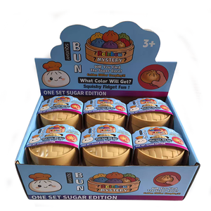 Jouet anti-stress populaire 2026 en forme de dumpling à presser, jouet sensoriel souple à remontée lente en mousse PU, balle anti-stress, jouets promotionnels - Product Image 5