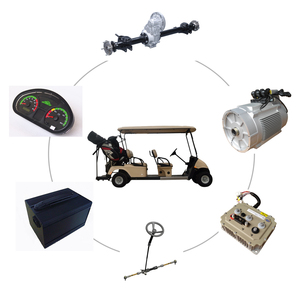 Sistema de Accionamiento de Eje Trasero para Carro de Golf con Motor de Tracción de 3kW 48V - Product Image 3