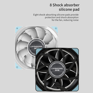 Ventilador de caja de PC no luminoso Lovingcool de 120mm, disipador de calor de plástico, Enfriador de CPU para escritorio, ventilador de 5V para aplicaciones informáticas - Product Image 5