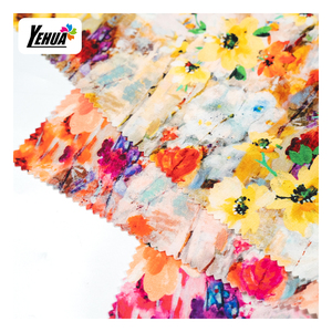 Nuevo Estilo de Tela Popelina de Rayón Hilado, Viscosa <span class=keywords><strong>Chalis</strong></span> Estampada, Diseños Infantiles, Tela 100% Viscosa Rayón Gris, Materiales de Rayón - Product Image 4