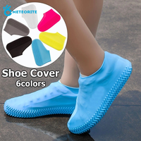 Couvre-chaussures imperméables antidérapants en caoutchouc épais pour baskets, protection pour les pieds, couvre-chaussures en silicone imperméables pour l'extérieur