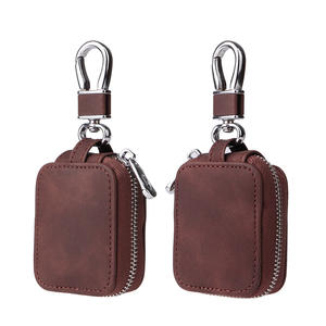 Estuche Protector de Cuero PU Clásico para Auriculares, Funda Portátil para <span class=keywords><strong>Airpods</strong></span> 3 y <span class=keywords><strong>Airpods</strong></span> Pro <span class=keywords><strong>2</strong></span>, Incluye Cubierta para Auriculares - Product Image 5