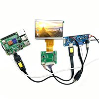 Écran LCD TFT 4,5 pouces haute résolution 1920*1080 IPS LVDS 2000 nits de luminosité pour application extérieure avec écran tactile capacitif