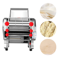 Machine à pâtes commerciale de comptoir, électrique, pour la fabrication de nouilles fraîches et de feuilles de pâtes, avec laminoir et coupe-pâtes