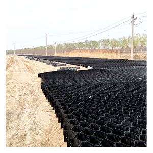 Lude terram hdpe pp geocell שחור חיצונית שביל שמירה על קיר תלול פתרון 3D מודל עיצוב יכולות רתך חלקה - Product Image 1