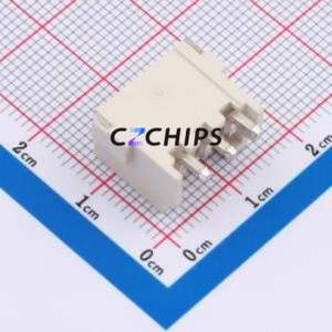 WAFER-VH396W-3A Wire-to-Board Pin Header SMD,P=3.96mm,Horizontal Mount Connector 1x3P 3.96mm Horizontal Mount VH - Product Image 2