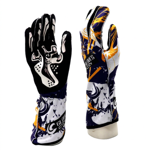 Guantes de Karting y Sim Racing Unisex con Diseño Propio, Puños Extendidos, Cómodos, Transpirables, Antideslizantes, de Cinco Dedos y Resistentes al Viento - Product Image 1