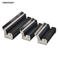 Prix inférieur Best-seller accessoires pour fumeurs portables 70mm métal noir + toile opération manuelle rouleau fabricant de cigarettes