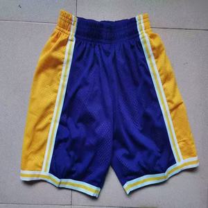 Vente en gros personnalisée LA <span class=keywords><strong>Lakers</strong></span> # 24 # Maillot de basket-ball 8 All-Star Retro Finals jaune noir en maille poly unisexe adulte à manches courtes - Product Image 6
