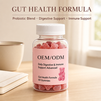 Fabricant ODM OEM, fournisseur d'usine, étiquette personnalisée, probiotiques en gommes pour l'équilibre de la flore intestinale, acido-philes, pour femmes et enfants