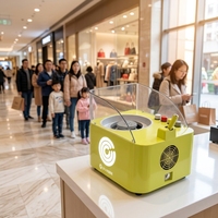 Machine à Barbe à Papa Automatique Neuve avec Capacité de 1 à 10 L, Alimentation par Prise pour Usage en Boulangerie - Goûtez la Douceur des Nuages