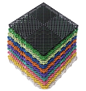 Factory Wholesale 18mm Interlocking Pp Garage <strong>Floor</strong> Tiles Vented <strong>Vinyl</strong> Flooring - Product Image 2