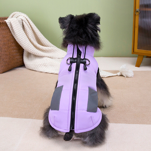 Kış rahat köpek kış ceket ekstra sıcaklık için kaput hafif köpek yelek ile açık rüzgar geçirmez kış köpek ceket - Product Image 6