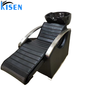 Sillón <span class=keywords><strong>de</strong></span> Peluquería Nuevo, Económico, Color Negro, con Lavabo para Lavar el Cabello, en Venta - Product Image 4