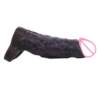 ORALSX Manchon vibrant pour pénis de 7 pouces, extenseur pour l'agrandissement du pénis, retardateur d'éjaculation, améliorant les performances sexuelles pour les couples, jouets sexuels