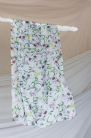 Hijab en modal tissé floral de haute qualité, imprimé, foulard islamique, châle doux et léger pour l'Aïd musulman