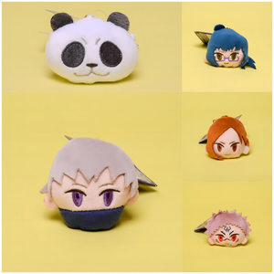 5 Designs 5cm Ryomen <span class=keywords><strong>Sukuna</strong></span> Kleines Plüschtier Kawaii Großkopf <span class=keywords><strong>Mini</strong></span>-Charakter Fushiguro Megumi Schlüsselanhänger Spielzeug Anime Plüsch-Pins - Product Image 1