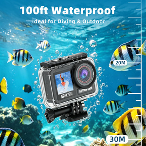 Caméra <span class=keywords><strong>d</strong></span>'action 5K M90TR 60fps Écran tactile 2,2'' + écran IPS 1,3'' Stabilisation électronique 6 axes WiFi Vidéo verticale à distance 9:16 Pré-enregistrement - Product Image 4