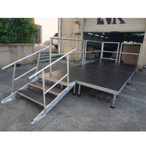 Escenario Portátil con Iluminación Ajustable en Altura para Exteriores, Fácil de Montar, Sin Necesidad de Electricidad, para Decoración de Iglesias y Eventos - Product Image 1