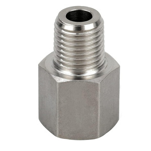 Raccord de tuyau en acier inoxydable M14X1.5 vers adaptateur 1/4 NPT pour connexion de manomètre - Product Image 1