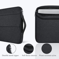 Sac pour ordinateur portable BUBM personnalisé en polyester moderne de 13, 14, 15 pouces, étui de protection, pochette, vente en gros, sac d'ordinateur de travail personnalisé