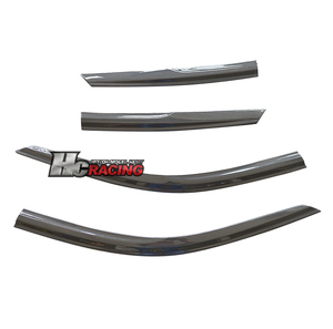 OLOTDI <b>Black</b> Carbon Fiber Mug Style Window Visor <b>Vent</b> Sun Shade Rain Guard for for 11th Gen 2021-2024 Car Styling - Product Image 3