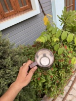 Juego de 2 Tazas de Madera Modernas y Ecológicas con Agarre Cómodo para Bebidas Calientes/Frías, Certificación CE