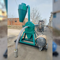 Machine à broyer le maïs pour le traitement des épis et des tiges de maïs, avec une construction robuste et une réduction efficace des matériaux agricoles