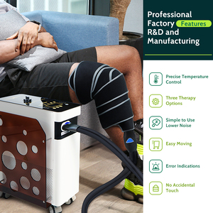 Masajeador de rodilla deportivo profesional, máquina de crioterapia térmica automática sin hielo para aliviar el dolor, herramienta de recuperación pagada para atletas - Product Image 5