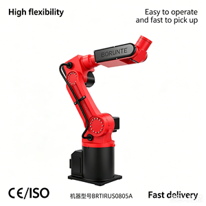 Robot Colaborativo de Alta Precisión BORUNTE BRTIRUS0805A de 6 Ejes, Brazo Robótico con Capacidad de Carga de 5 kg, Motor y Caja de Cambios para Estampado, Recolección y Empaquetado - Product Image 3