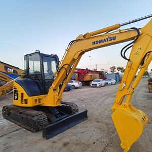 Mini-pelle d'occasion japonaise Komatsu PC55 PC56 5 tonnes Pelleteuse d'occasion Komatsu PC55MR PC56MR pour ferme maison EPA - Product Image 1