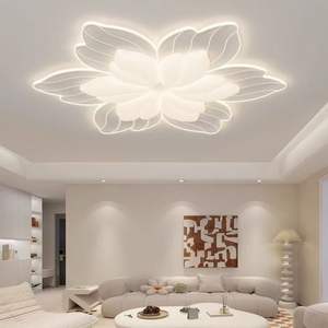Plafonniers LED d'intérieur modernes Éclairage intelligent Design de fleurs fantaisie Télécommande pour cuisine chambre salon Couverture en acrylique - Product Image 6