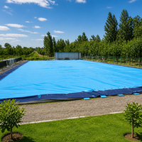Réservoir d'eau en acier galvanisé avec bâche en PVC Jinlong, 2000L-100000L, 10000L/heure, garantie 1 an, pour utilisation en usine de production de produits aquacoles