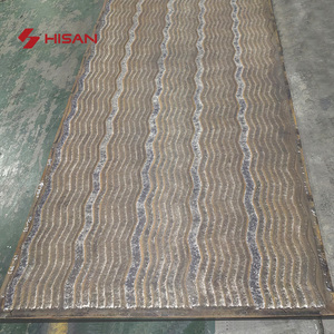 Plaque d'acier bimétallique composite standard Q235 superposition résistante à l'usure plaque d'usure abrasive en carbure de surfaçage dur - Product Image 2