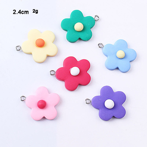 Breloques Pendentifs en Résine Fleurs Colorées pour la Fabrication de Bijoux DIY, Boucles d'Oreilles, Colliers, Bracelets, Accessoires de Porte-clés Faits Main, Colgantes - Product Image 6