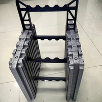Système de construction en polystyrène extrudé EPS ICF, matériau de construction ICF, bloc ICF résistant au feu, écoénergétique, épaisseur 10 mm, marque RSC