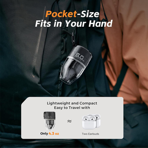 Portable Air Pump 5KPA Rechargeable Air Mattress Pump 6 Nozzles Air Pump with Camping Lantern - Product Image 3