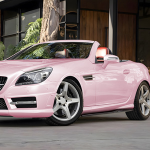 ชุดแต่งสเกิร์ตข้างรถยนต์ Mercedes-Benz SLK R172 ปี 2011-2015 สีดำเงา วัสดุคาร์บอนไฟเบอร์ ABS - Product Image 1